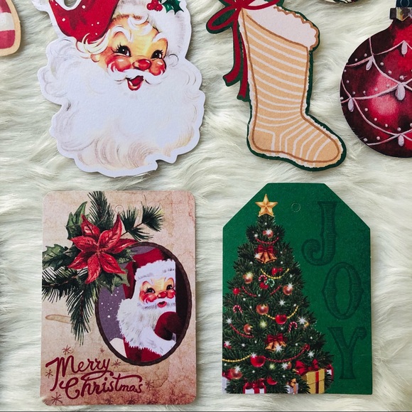Classic Vintage Christmas Ephemera Tags 11 pc - Picture 7 of 16